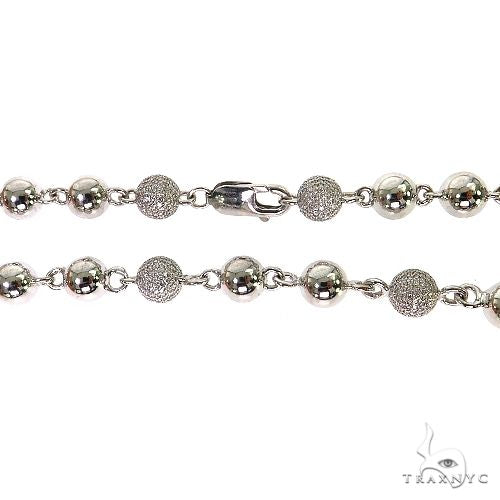 Custom Made Ball Link Diamond Chain 68698 - Image 4