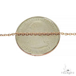 14k Rose Gold solid cable link 1.2mm 18 inches 68735 - Image 4