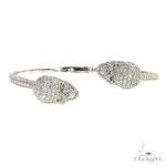 Skull Heads Diamond Bangle Bracelet 68873 - Image 1