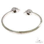 Skull Heads Diamond Bangle Bracelet 68873 - Image 5