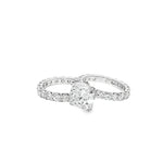 Eternity Diamond Engagement Ring Set 68942