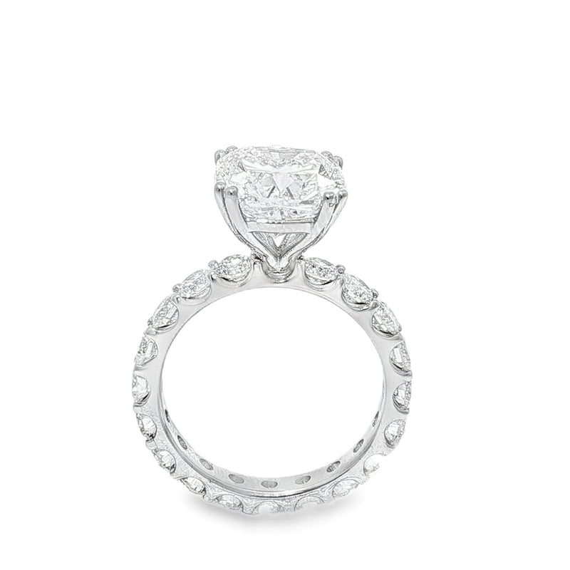 Eternity Diamond Engagement Ring Set 68942