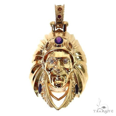 Tribal Indian Head Pendant 68966 - Image 1