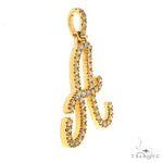 Diamond Script Letter Charm 68996 - Image 2
