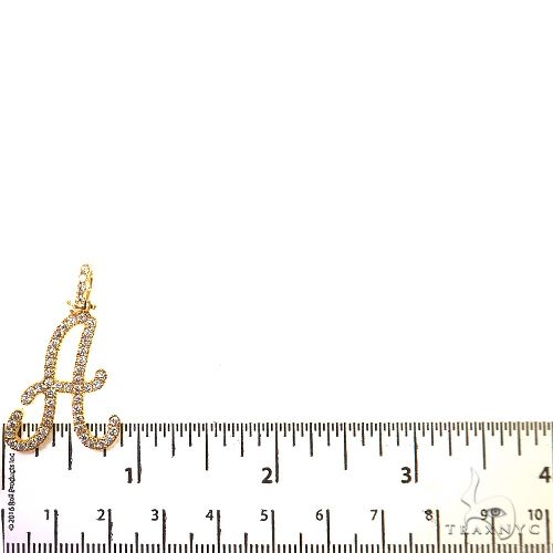 Diamond Script Letter Charm 68996 - Image 5