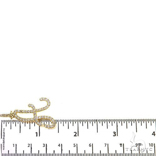 Diamond Script Letter Charm 68996 - Image 6