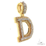 Time Numeral Initial Diamond Pendant 68997 - Image 2