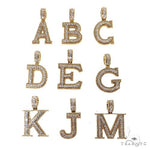 Time Numeral Initial Diamond Pendant 68997 - Image 4