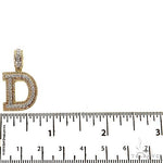 Time Numeral Initial Diamond Pendant 68997 - Image 5