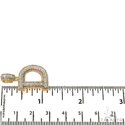 Time Numeral Initial Diamond Pendant 68997 - Image 6