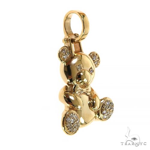 Light Trax Teddy Bear Diamond Pendant 69018 - Image 2