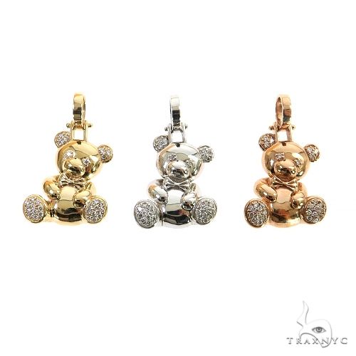 Light Trax Teddy Bear Diamond Pendant 69018 | TraxNYC