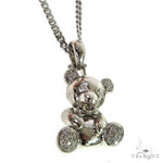 Trax Teddy Bear Diamond Pendant .925 Silver 69019 - Image 2