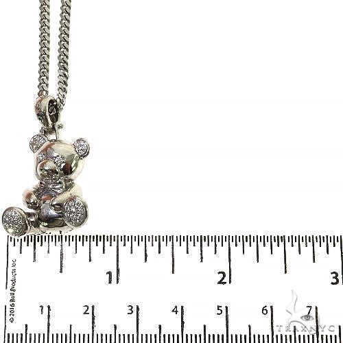 Trax Teddy Bear Diamond Pendant .925 Silver Set 69019 | TraxNYC
