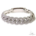 Miami Cuban Diamond Bracelete 69085 - Image 1