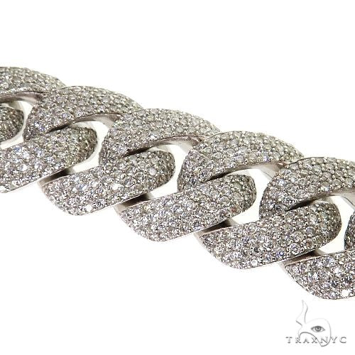 Miami Cuban Diamond Bracelete 69085 - Image 3