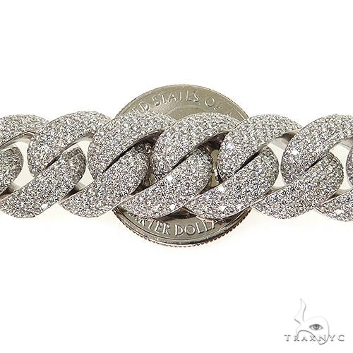 Miami Cuban Diamond Bracelete 69085 - Image 4