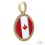Canada Flag Diamond Frame Pendant 69161 - Image 2