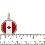 Canada Flag Diamond Frame Pendant 69161 - Image 5