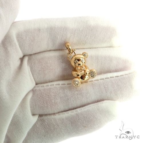 Mini Trax Teddy Bear Diamond Pendant 69450 - Image 6