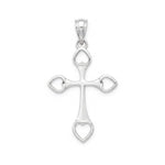 Open Heart Cross Pendant 71108