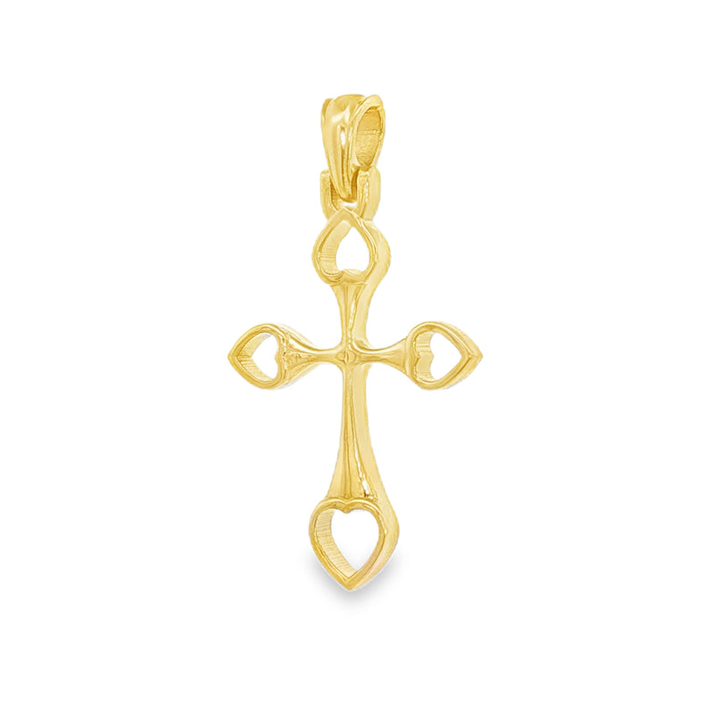 Open Heart Cross Pendant 71108