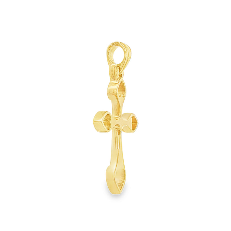 Open Heart Cross Pendant 71108