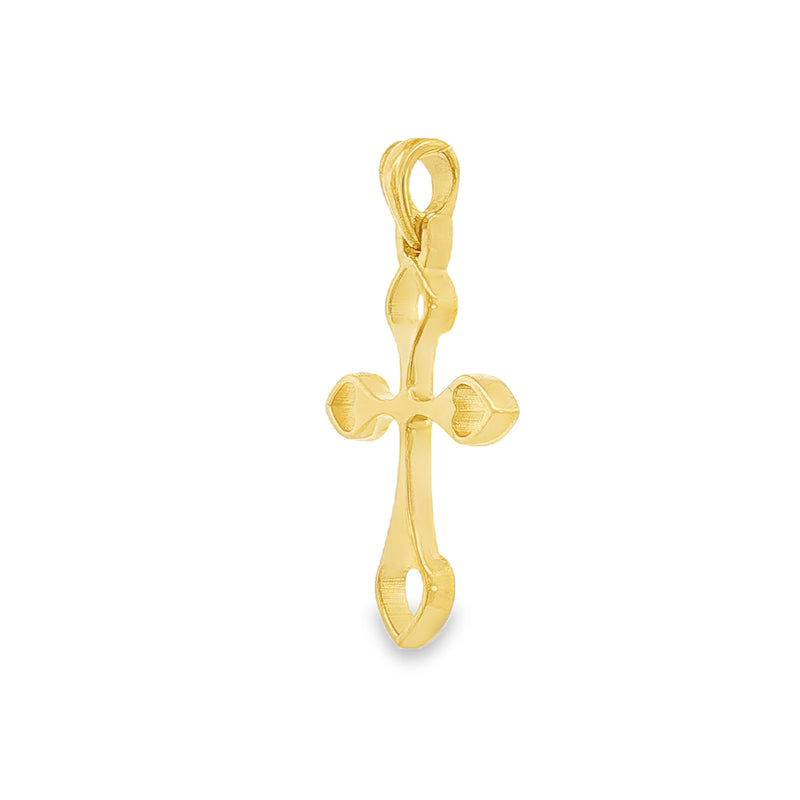 Open Heart Cross Pendant 71108