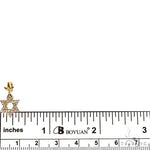 Star Of David Diamond Pendant Mini 69554 - Image 5