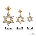 Star Of David Diamond Pendant Mini 69554 - Image 8