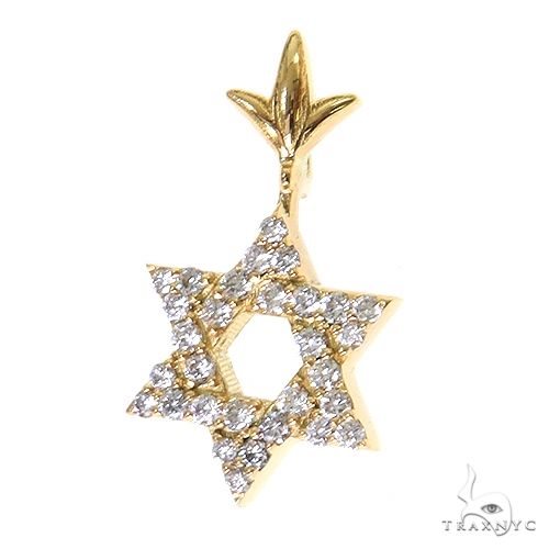 Star Of David Diamond Pendant Mini 69557 - Image 3
