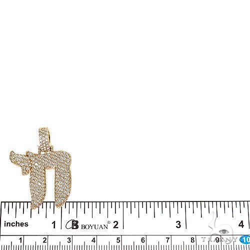 Diamond Chai Pendant Large 69580 - Image 5