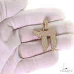 Diamond Chai Pendant Large 69580 - Image 7