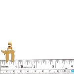 18K Gold Chai Pendant 69583 - Image 5