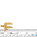 18K Gold Chai Pendant 69586 - Image 6