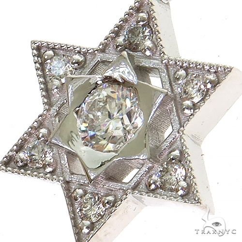 Star Of David Diamond Pendant 69605 - Image 3