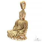 14K Gold Buddha Pendant 69689 - Image 3