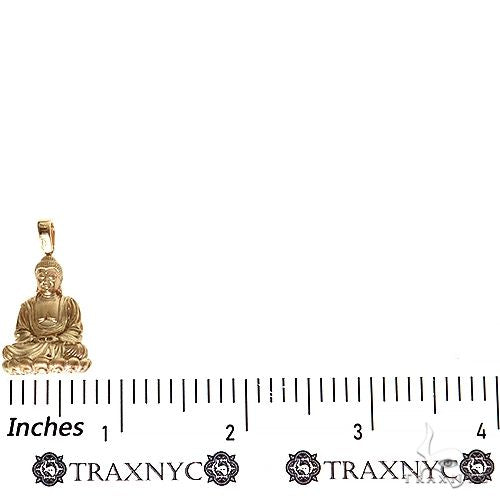 14K Gold Buddha Pendant 69689 - Image 5
