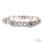 Evil Eye Infinity  Diamond Bracelet 69696 - Image 1