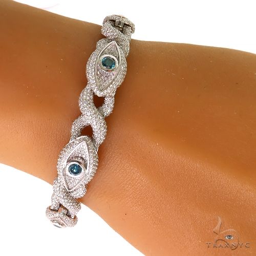 Evil Eye Infinity  Diamond Bracelet 69696 - Image 5