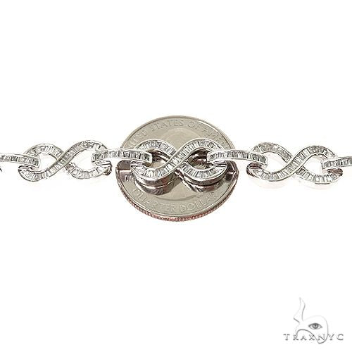 Baguette Diamond Infinity Bracelet 69700 - Image 4
