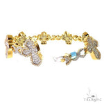 Baguette Diamond Cross Bracelet 69702 - Image 2