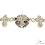 Baguette Diamond Cross Bracelet 69702 - Image 4