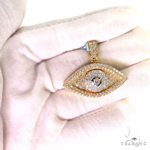 Diamond Evil Eye Pendant 69711 - Image 7