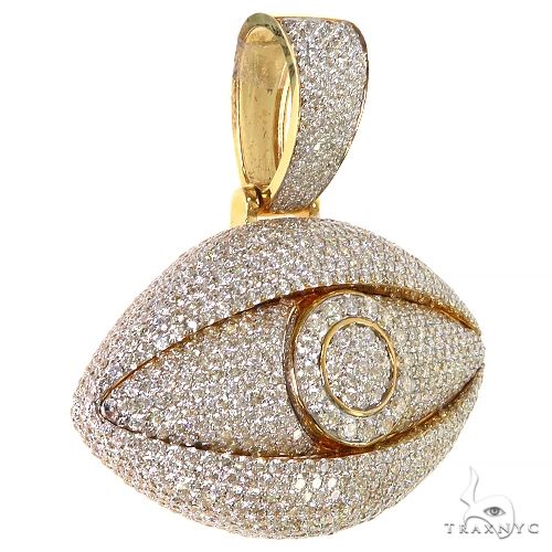 Diamond Evil Eye Pendant 69712 - Image 2