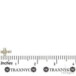 Asscher Cut Diamond Cross Pendant 69715 - Image 6