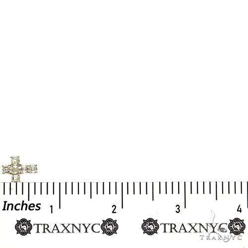 Asscher Cut Diamond Cross Pendant 69715 - Image 6