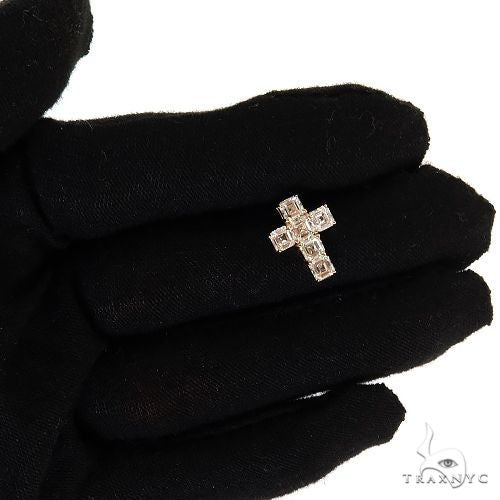 Asscher Cut Diamond Cross Pendant 69715 - Image 7