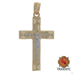 14K Yellow Gold Jesus Pendant 69779 - Image 1