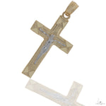 14K Yellow Gold Jesus Pendant 69779 - Image 2